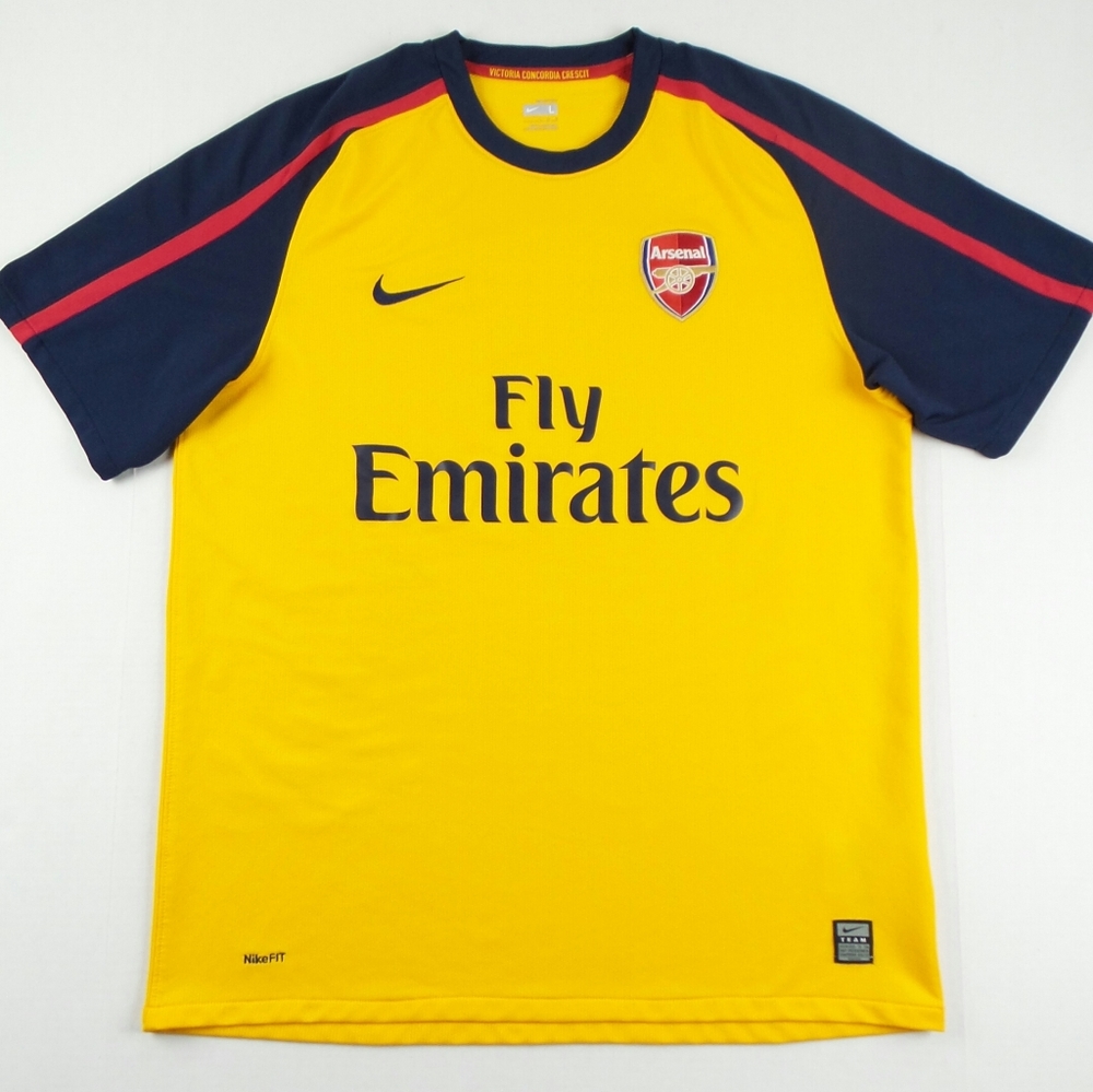 Vintage Nike 2008-2009 Arsenal F.C Carlos Vela Soccer jersey Size Men's Large L